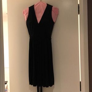 Black Knee Length Cocktail Dress